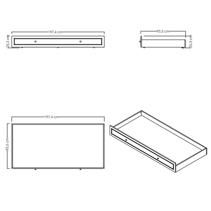 Hanah Home Sento - Mm1.43.54.U1 Cama extensible Gris